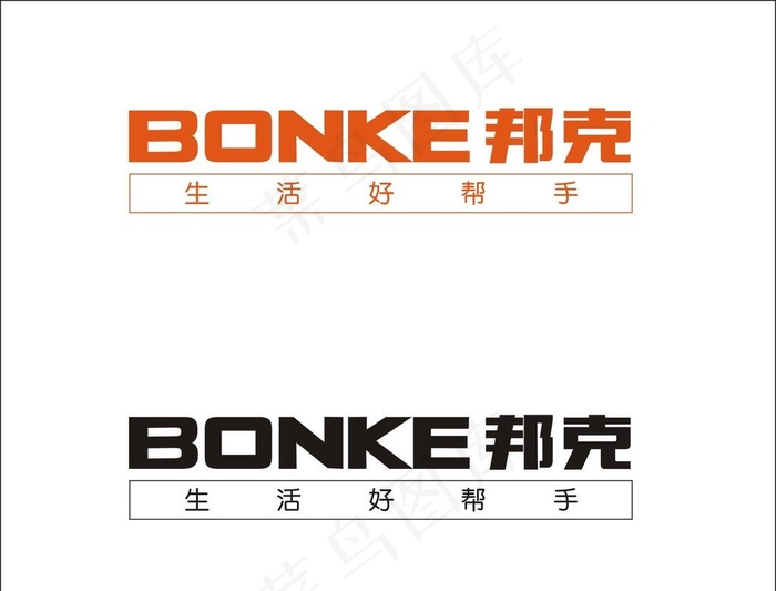 BONKE邦克LOGO图片cdr矢量模版下载