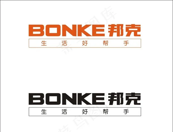 BONKE邦克LOGO图片cdr矢量模版下载