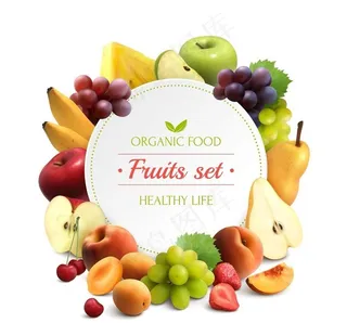 矢量水果海报图片