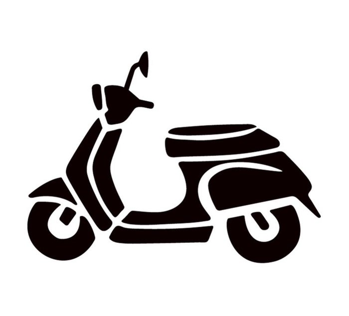 电瓶车矢量图标 非机动车图标 图片