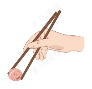 卡通筷子图片