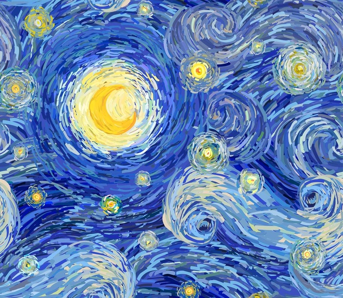 梵高星空图片