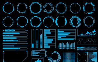 信息科技边框图片