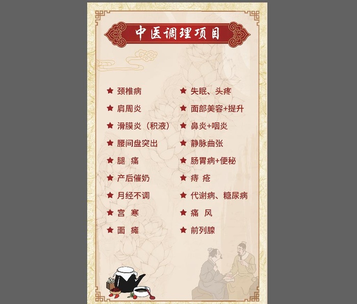 中医调理图片(4134x7087)psd模版下载