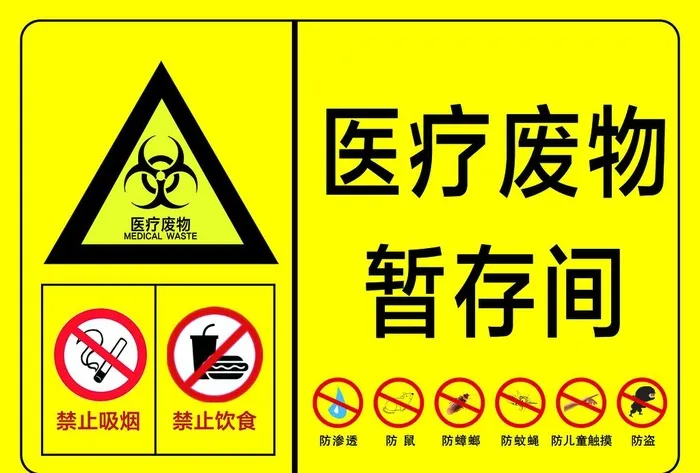 医疗废物暂存间图片(3508x2480)psd模版下载