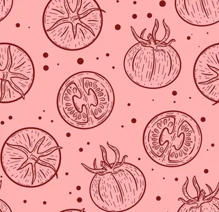 番茄图案图片