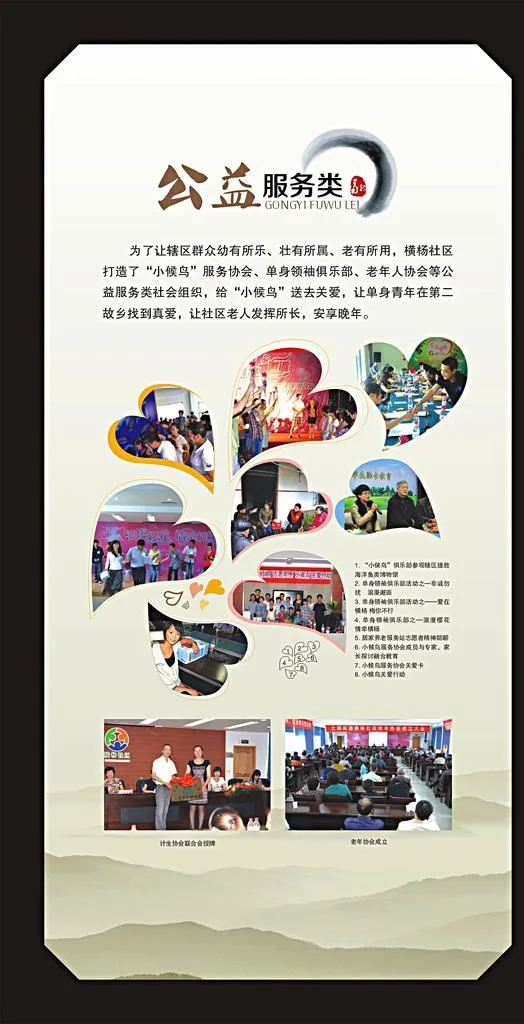 社区展板图片cdr矢量模版下载