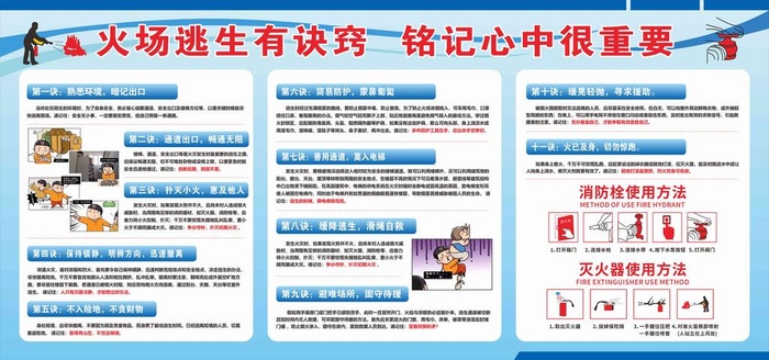 疏散逃生图片