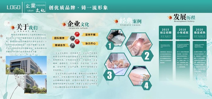 企业展板图片(2953x1477)psd模版下载