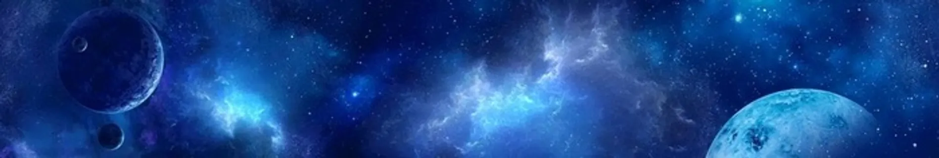 蓝色科技星空图片