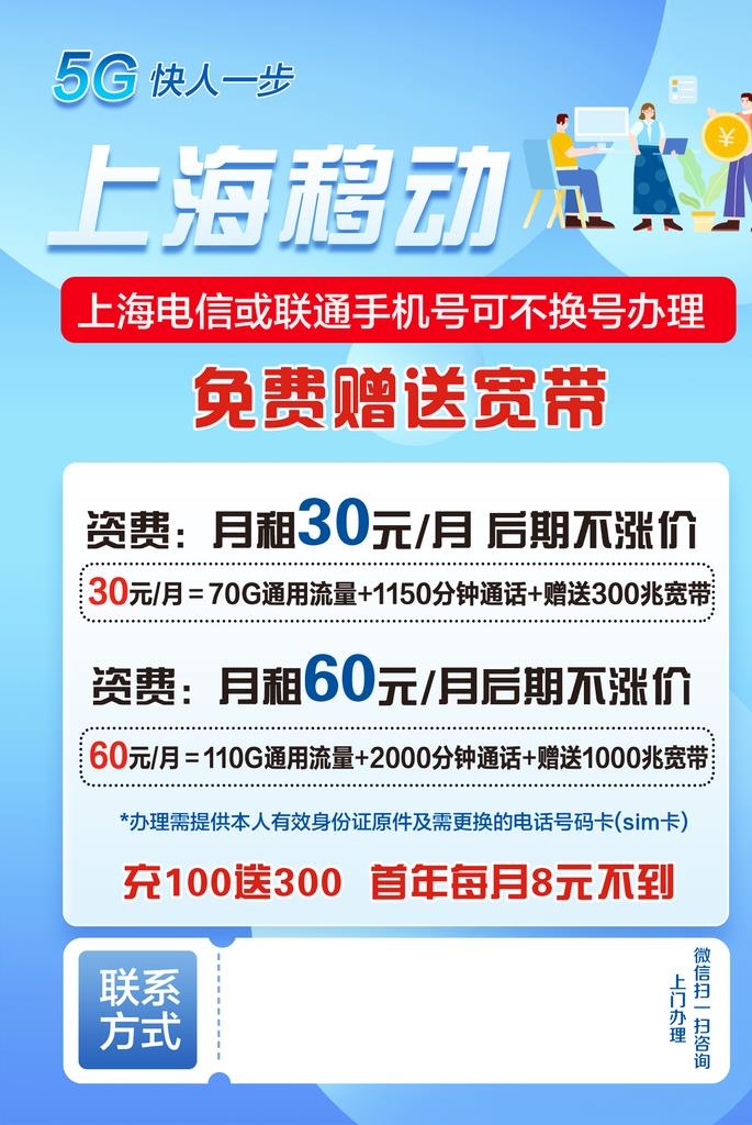 移动营业厅图片(1654x2362)psd模版下载