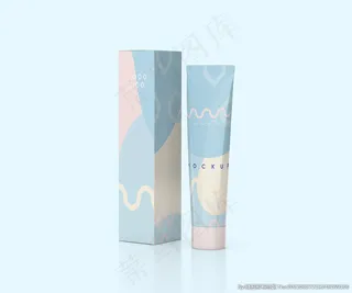 牙膏软管包装盒样机图片