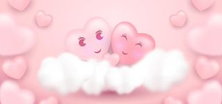 浪漫爱心背景图片