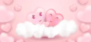 浪漫爱心背景图片