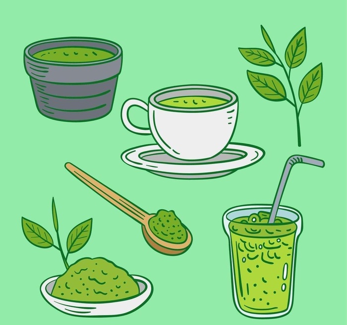抹茶图片ai矢量模版下载