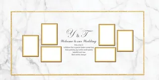 大理石纹照片墙图片