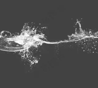 清水水花水滴元素图片