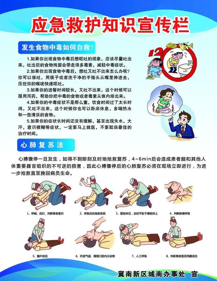 应急救护知识图片(2835x3780)psd模版下载