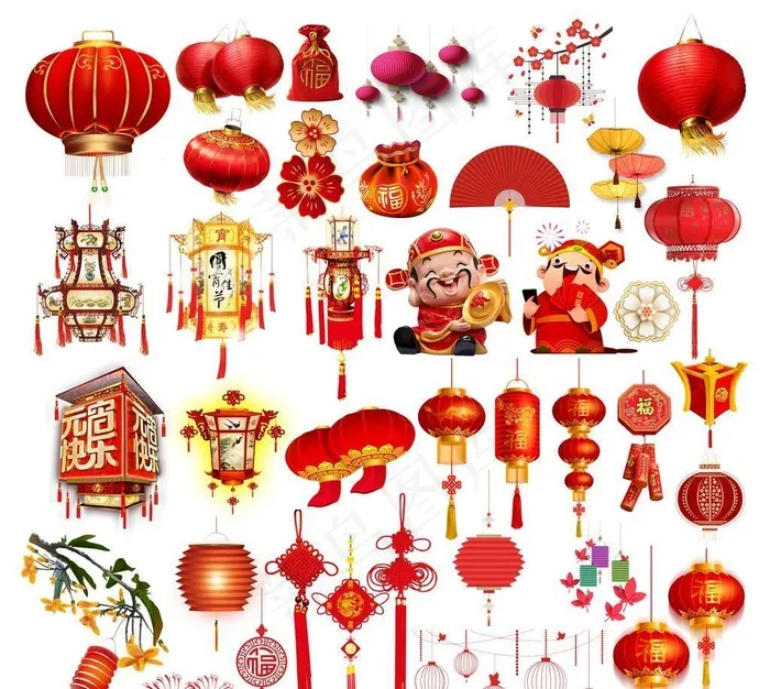 灯笼图片(8652x8652)psd模版下载