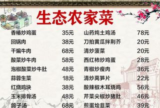 菜单图片