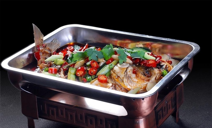 香辣烤鱼图片
