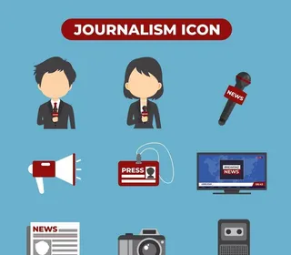 记者图标logo图片