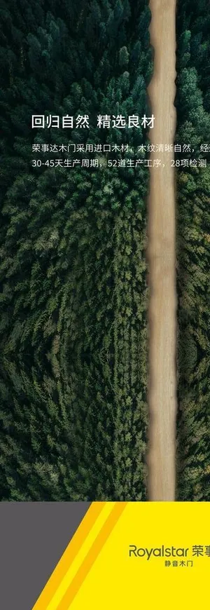 木门店面宣传海报图片