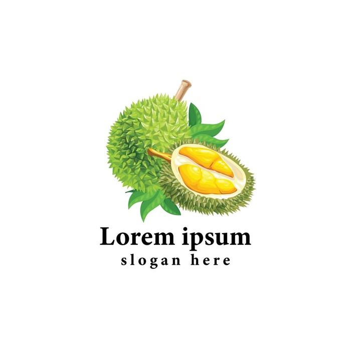榴莲logo图片ai矢量模版下载