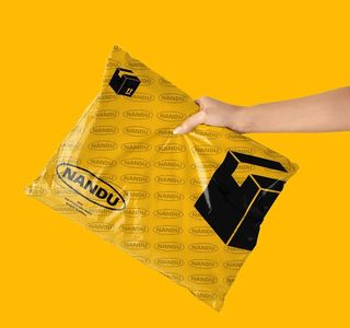 快递袋包装样机图片