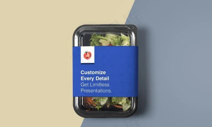 蔬菜包装盒样机图片(3000x2000)psd模版下载