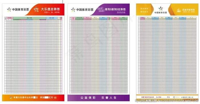 中国体彩走势图图片cdr矢量模版下载