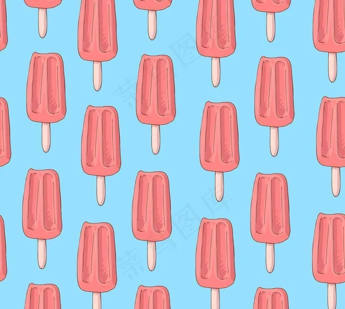 冰棍图案图片ai矢量模版下载