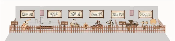 农耕文化布置图片cdr矢量模版下载