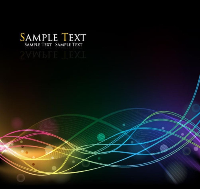 七彩科技动感光线背景图片