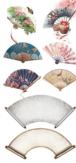 中国风扇子图片
