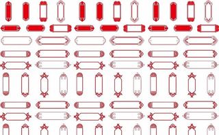 中式矢量边框素材图片