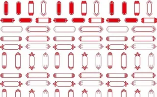 中式矢量边框素材图片