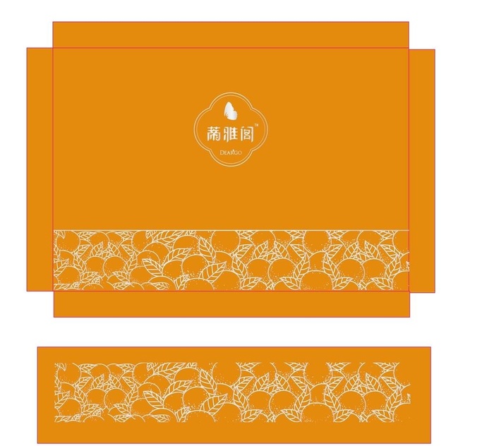 橘子纹路图片ai矢量模版下载