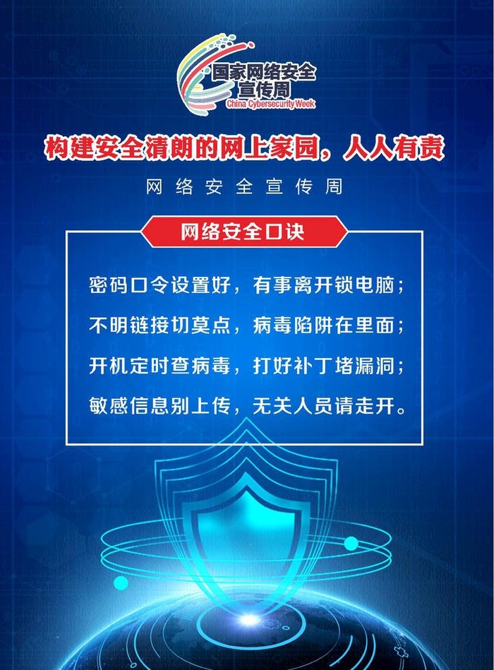 网络安全海报图片