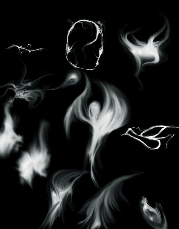 烟雾图片(2480x3508)psd模版下载