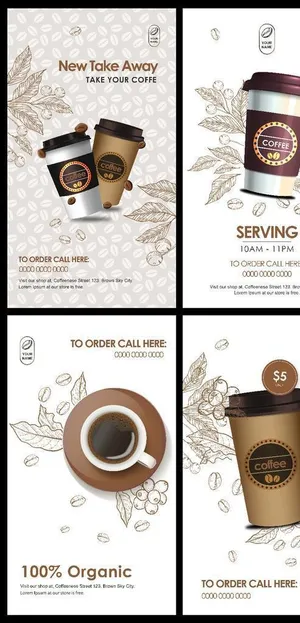 咖啡海报图片