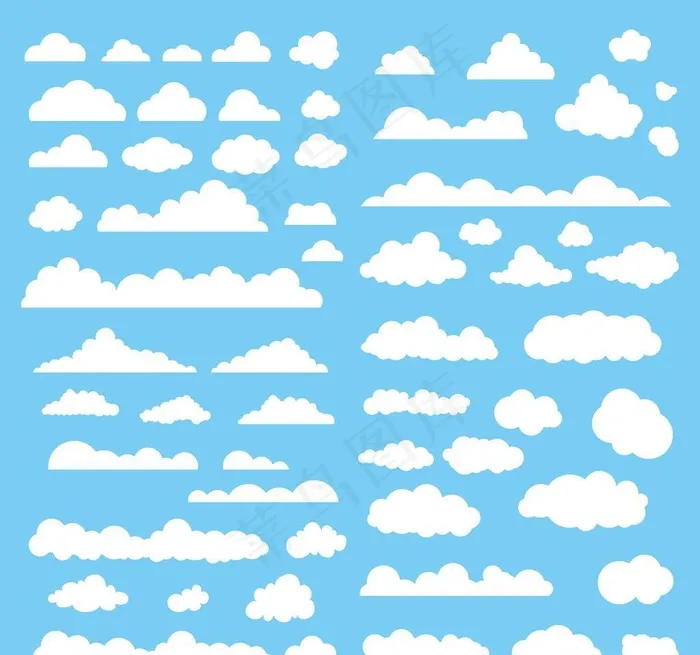 矢量云图片