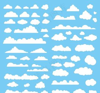 矢量云图片