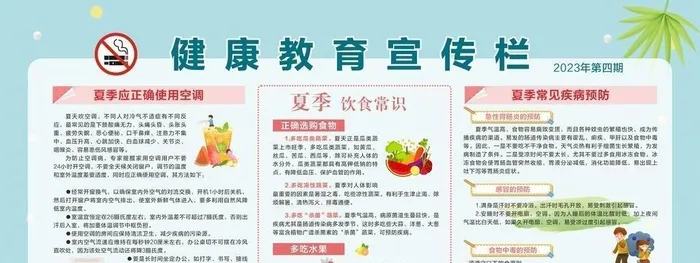 健康教育宣传栏图片cdr矢量模版下载