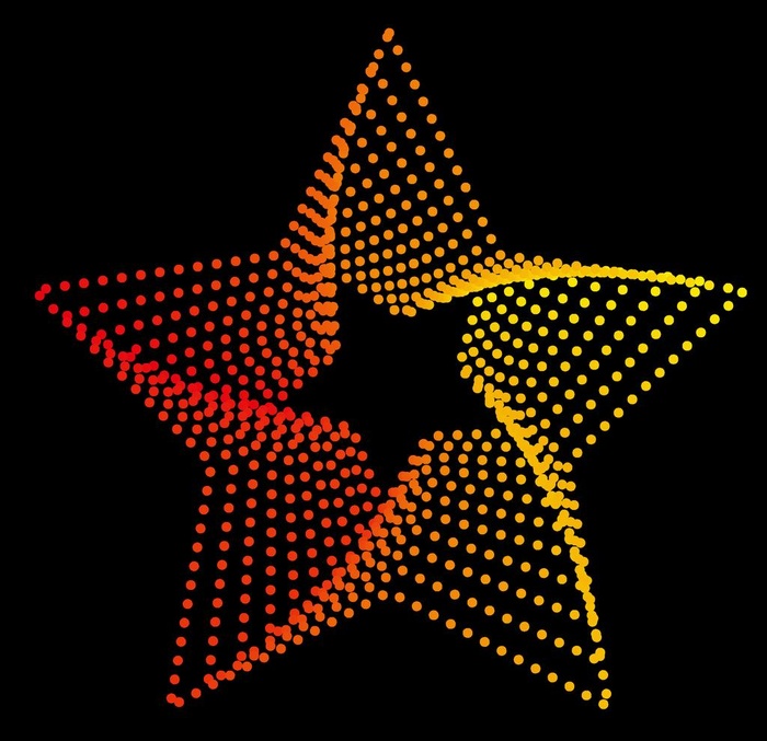 五角星图片ai矢量模版下载