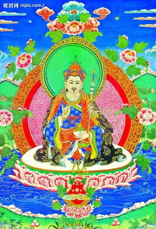 莲花生大士图片