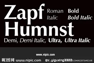 ZapfHumanist系列字体下载