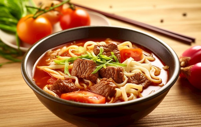 番茄牛肉面图片