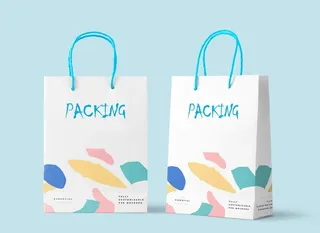 手提袋样机图片