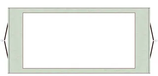 挂轴横幅高清分层锦绫卷轴图片